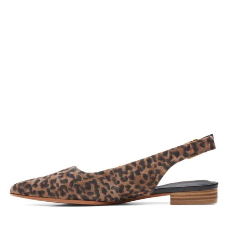 Laina 15 Estampado Leopardo Clarks Sling Estampado Leopardo