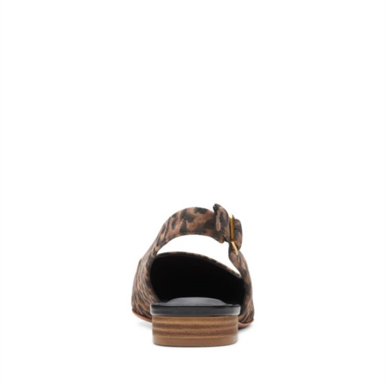 Laina 15 Estampado Leopardo Clarks Sling Estampado Leopardo