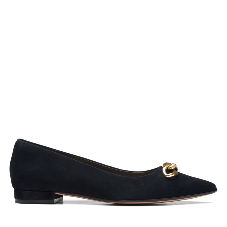 Laina 15 Ribete Ante Negro Clarks Ante Negro