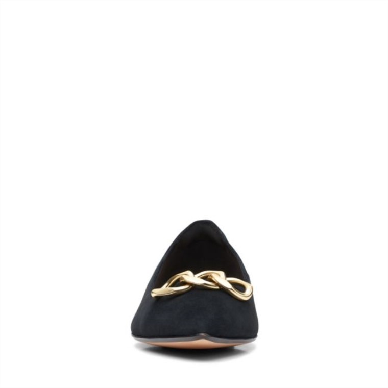 Laina 15 Ribete Ante Negro Clarks