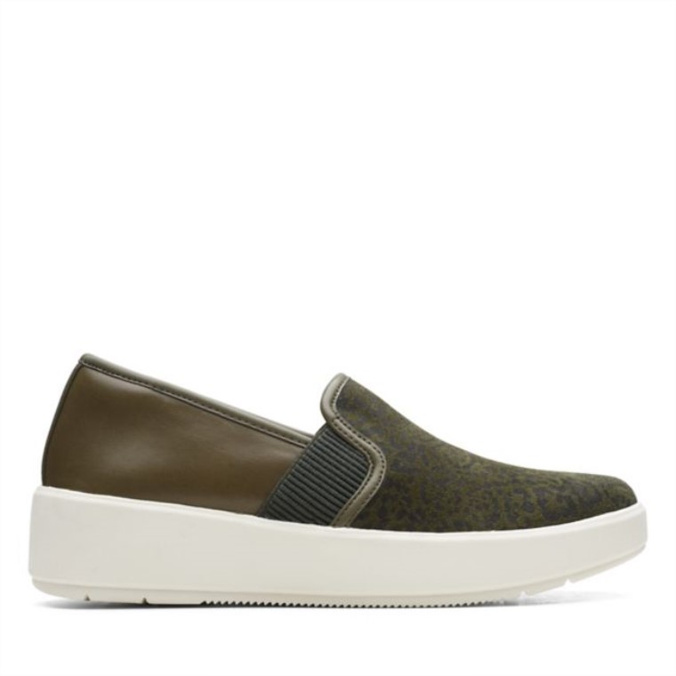 Layton Petal Oliva Oscuro Clarks Oliva Oscuro