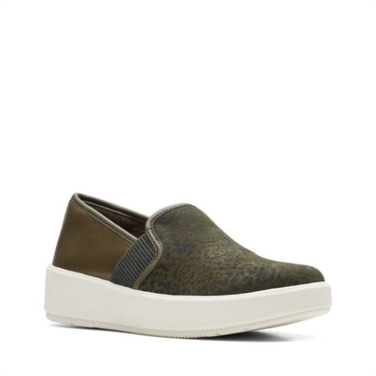 Layton Petal Oliva Oscuro Clarks Oliva Oscuro