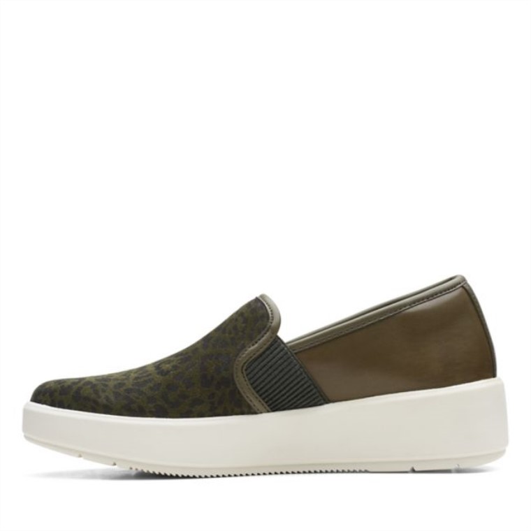 Layton Petal Oliva Oscuro Clarks Oliva Oscuro