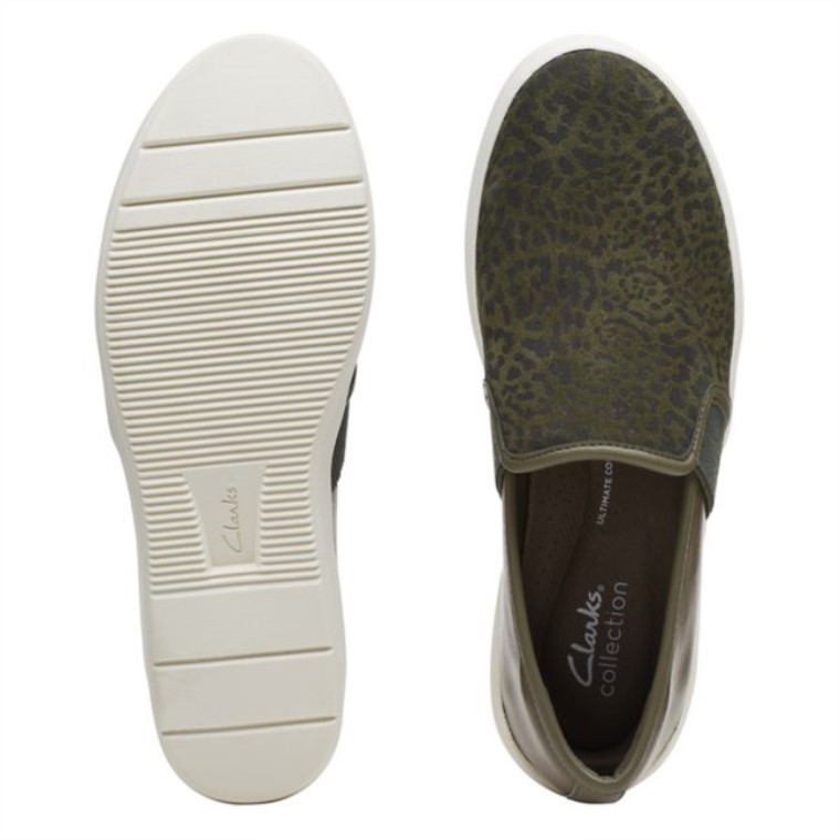 Layton Petal Oliva Oscuro Clarks Oliva Oscuro