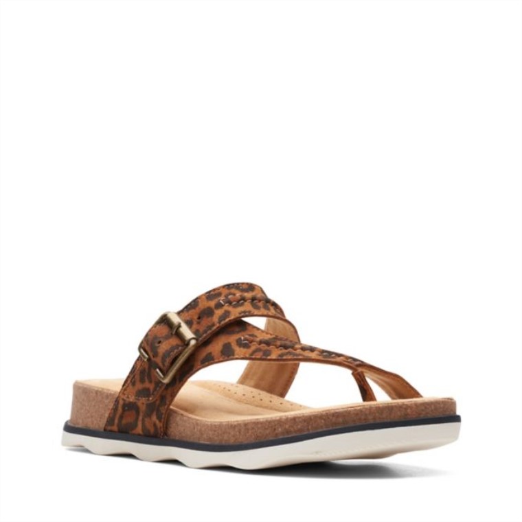 Estampado De Leopardo Clarks Brynn Madi Estampado De Leopardo