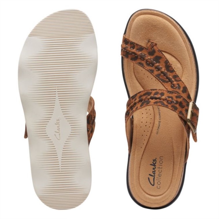 Estampado De Leopardo Clarks Brynn Madi Estampado De Leopardo