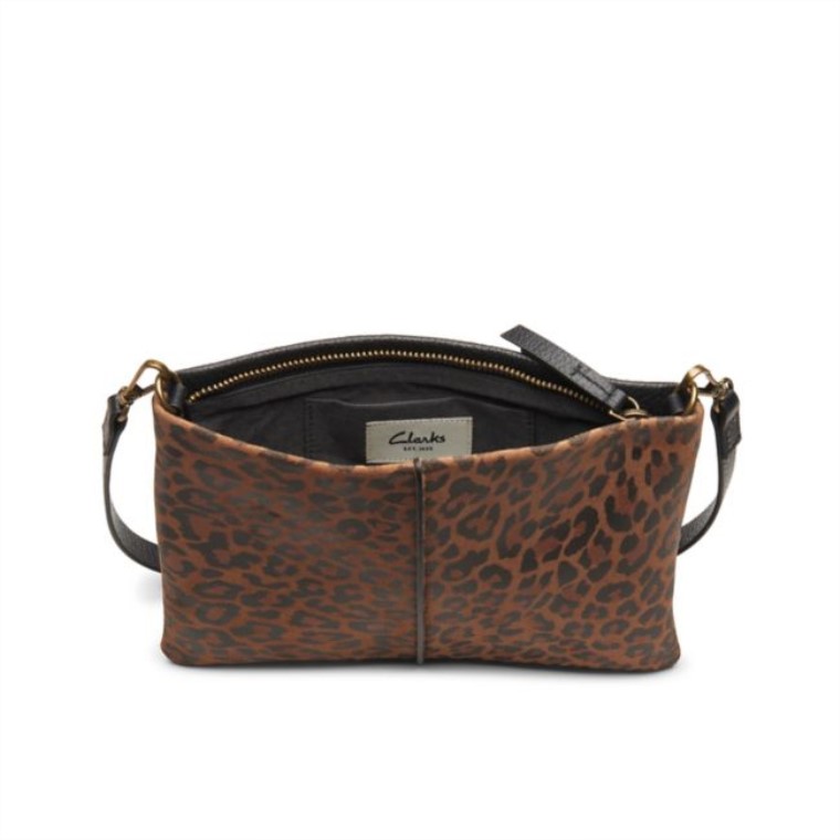 Combi Con Estampado De Leopardo Clarks Roslyn Cross Combi Con Estampado De Leopardo
