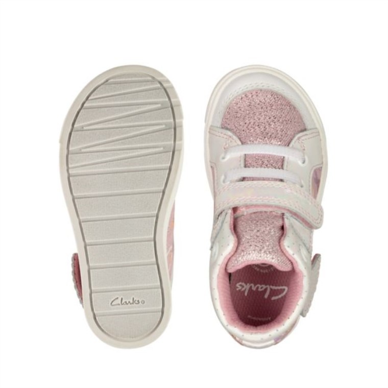 Combinación Rosa Claro City Pop Niño Combinación Rosa Claro Clarks