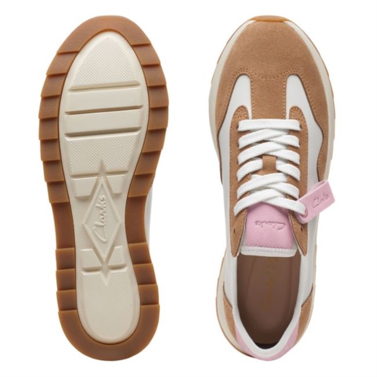Combi De Bronceado Claro Clarks Dash Lite Lo Combi De Bronceado Claro