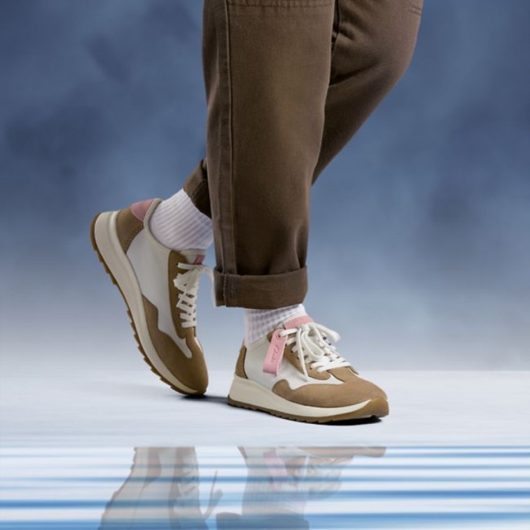 Combi De Bronceado Claro Clarks Dash Lite Lo Combi De Bronceado Claro