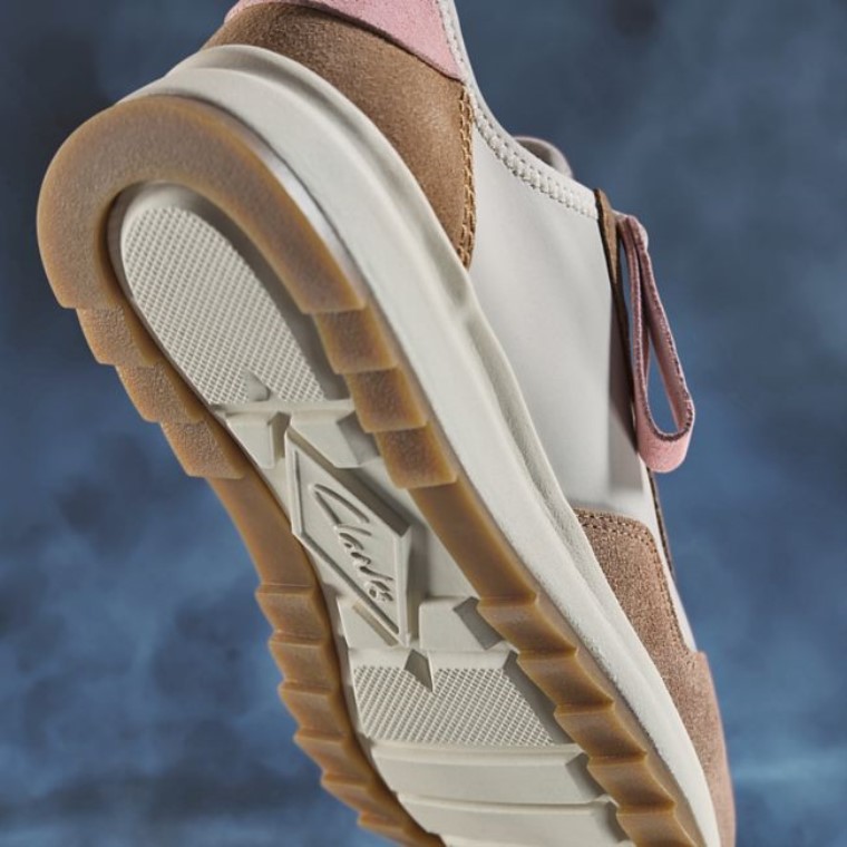 Combi De Bronceado Claro Clarks Dash Lite Lo Combi De Bronceado Claro