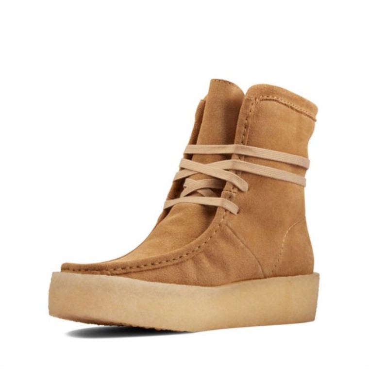 Copa Wallabee De Ante Tostado Claro Hola Clarks De Ante Tostado Claro