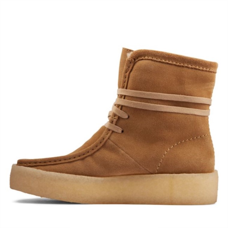 Copa Wallabee De Ante Tostado Claro Hola Clarks De Ante Tostado Claro