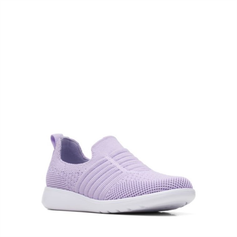 Lila Lago Clarks A Pie De Lila