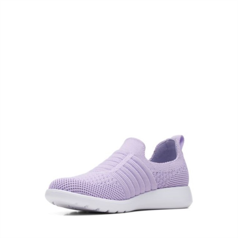 Lila Lago Clarks A Pie De Lila