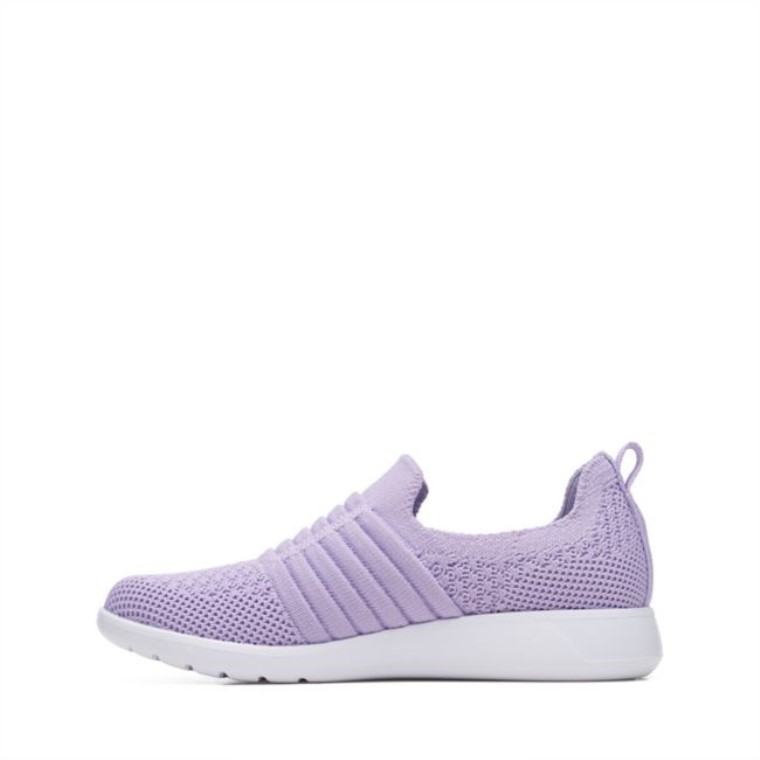 Lila Lago Clarks A Pie De Lila