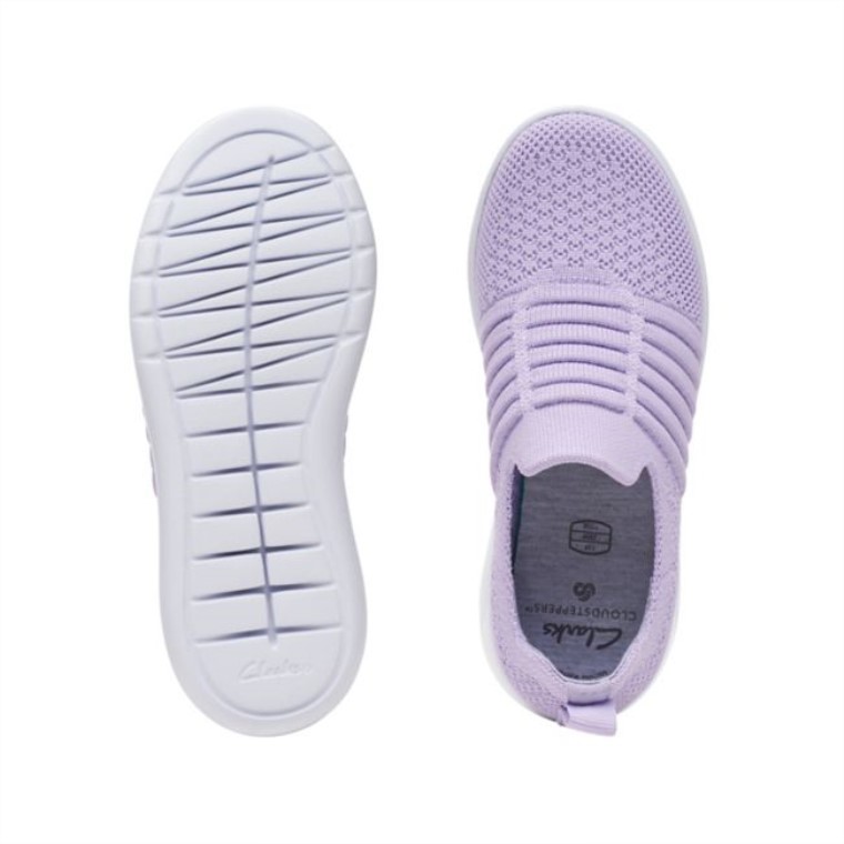 Lila Lago Clarks A Pie De Lila