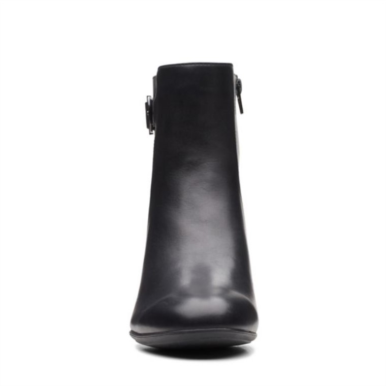 Linnae Up Cuero Negro Clarks Cuero Negro