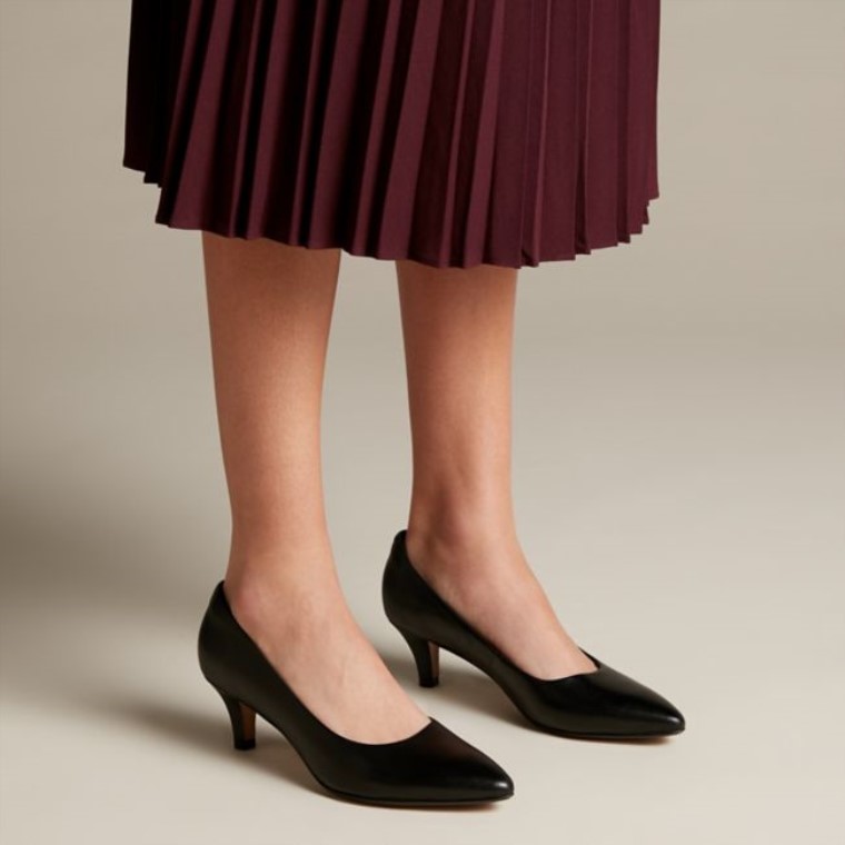 Linvale Jerica Cuero Negro Clarks Cuero Negro