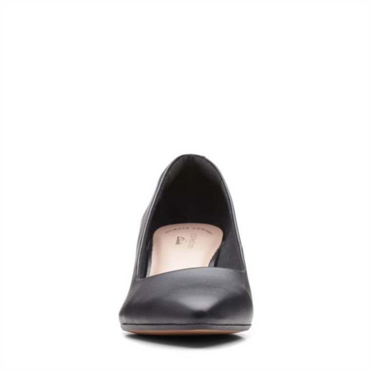 Linvale Jerica Cuero Negro Clarks Cuero Negro