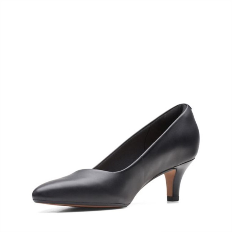 Linvale Jerica Cuero Negro Clarks Cuero Negro