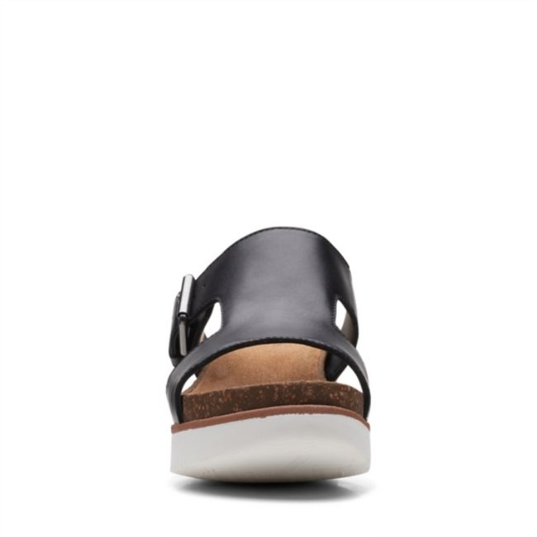 Lizby Facilidad Cuero Negro Clarks Cuero Negro