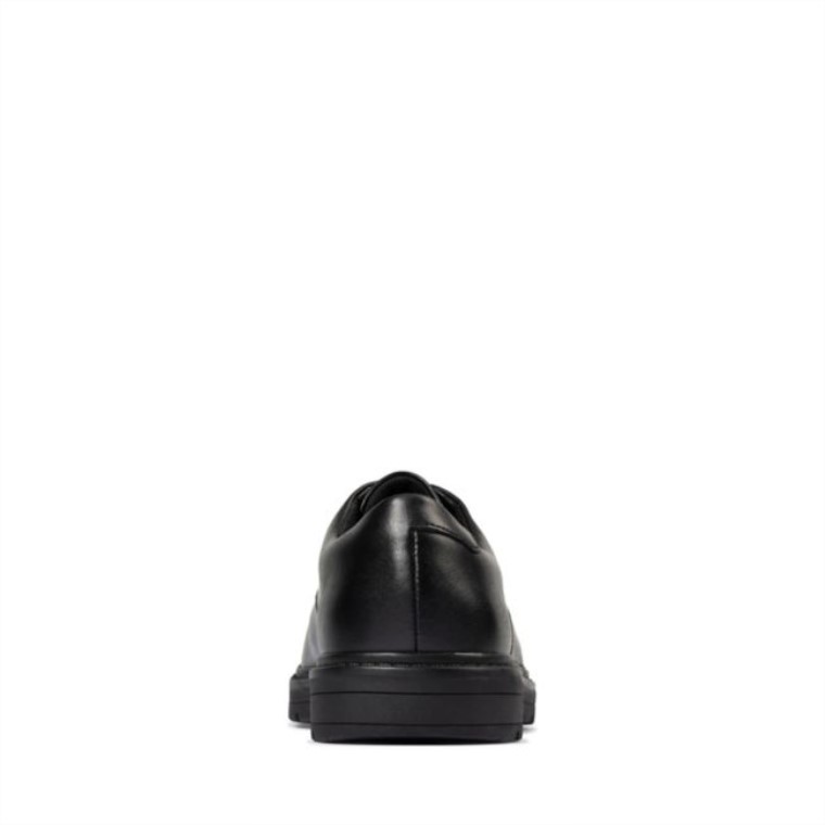 Loxham Derby Juvenil Cuero Negro Clarks Cuero Negro
