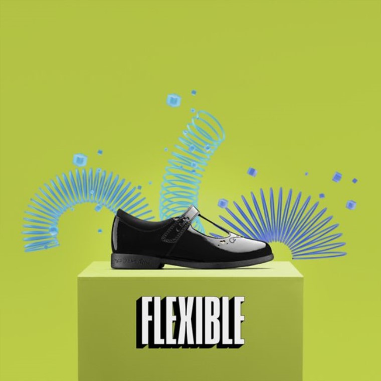 Paso Mágico Lo Niño Charol Negro Clarks Charol Negro