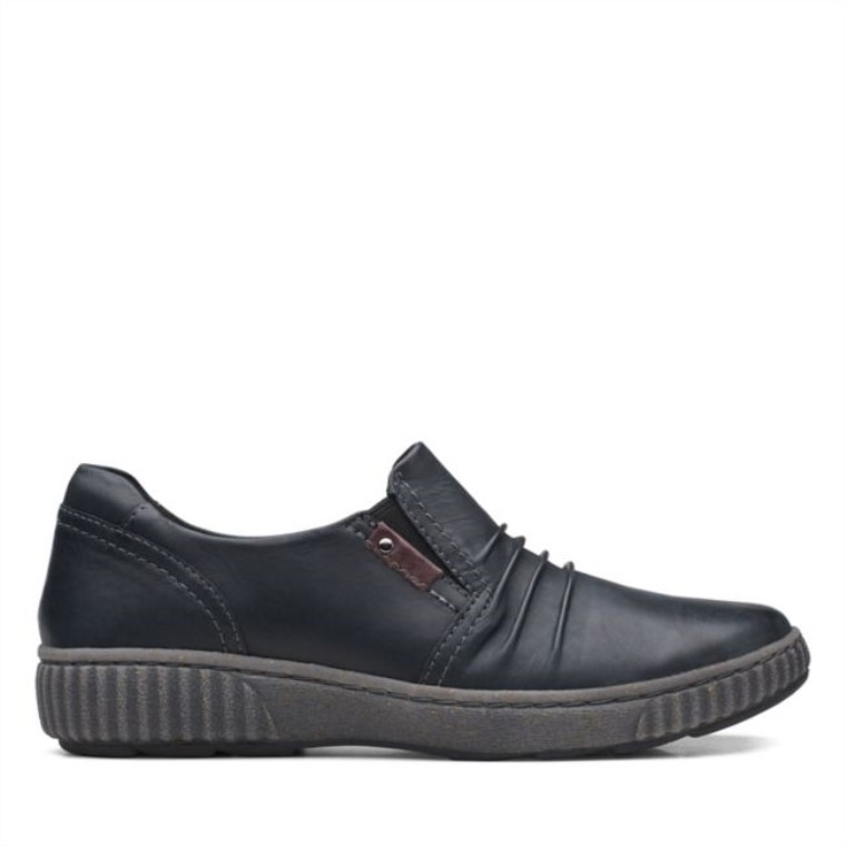 Magnolia Faye Cuero Negro Clarks Cuero Negro