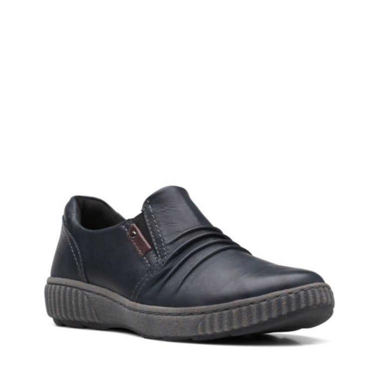 Magnolia Faye Cuero Negro Clarks Cuero Negro