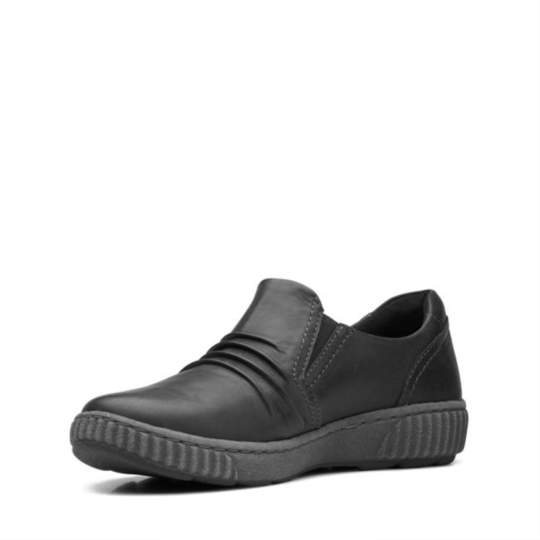 Magnolia Faye Cuero Negro Clarks Cuero Negro