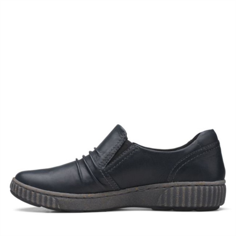 Magnolia Faye Cuero Negro Clarks Cuero Negro
