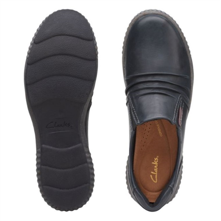 Magnolia Faye Cuero Negro Clarks Cuero Negro