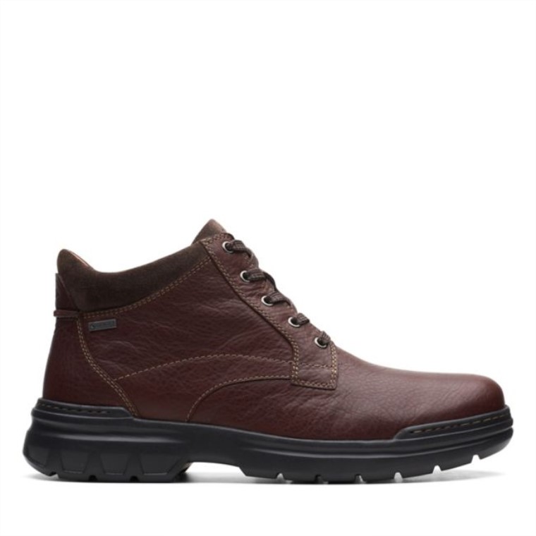 Cuero Caoba NY Clarks Rockie 2 Up Gore-Tex Cuero Caoba NY