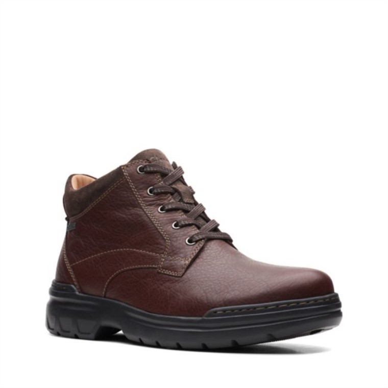 Cuero Caoba NY Clarks Rockie 2 Up Gore-Tex Cuero Caoba NY