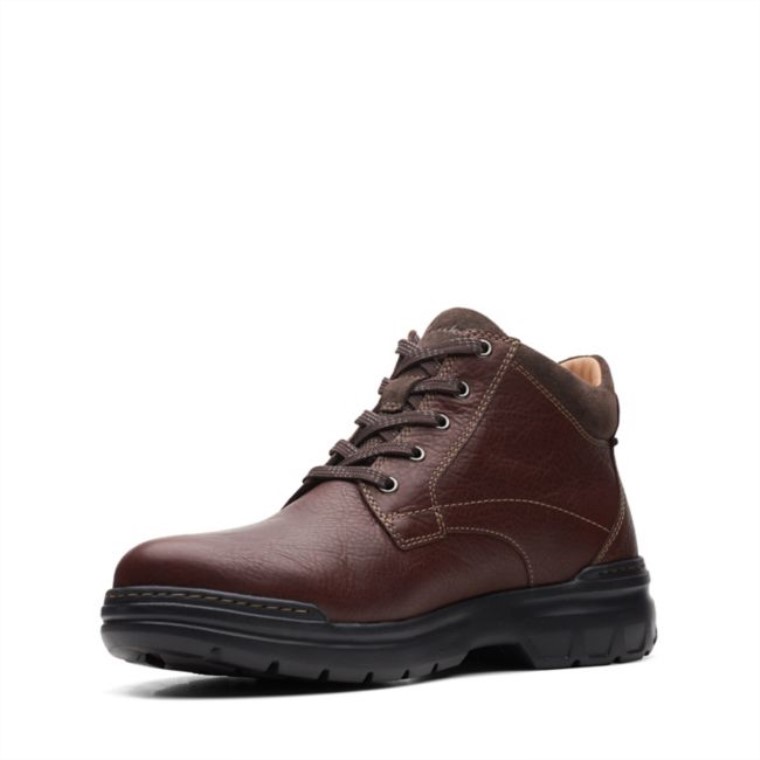 Cuero Caoba NY Clarks Rockie 2 Up Gore-Tex Cuero Caoba NY