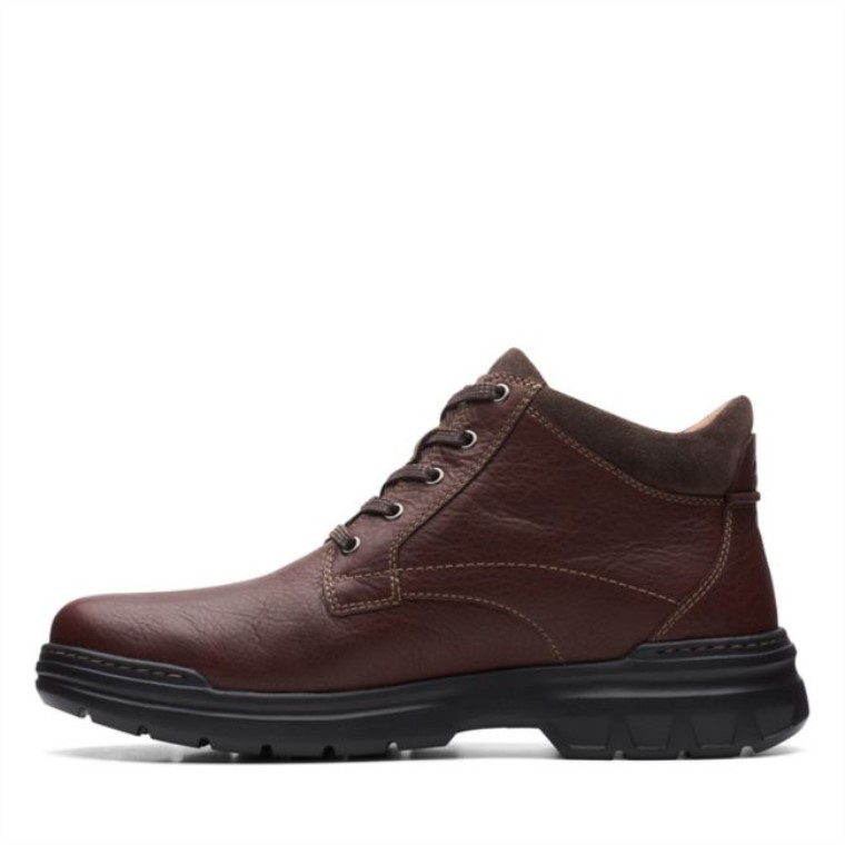 Cuero Caoba NY Clarks Rockie 2 Up Gore-Tex Cuero Caoba NY