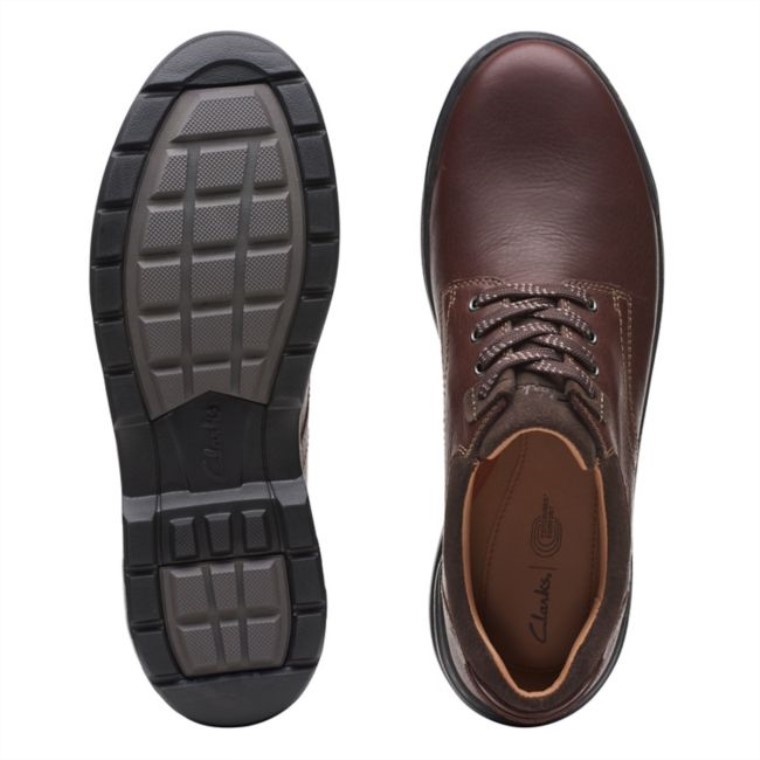 Caoba Ny Cuero Clarks Rockie2 Lo Gtx Caoba
