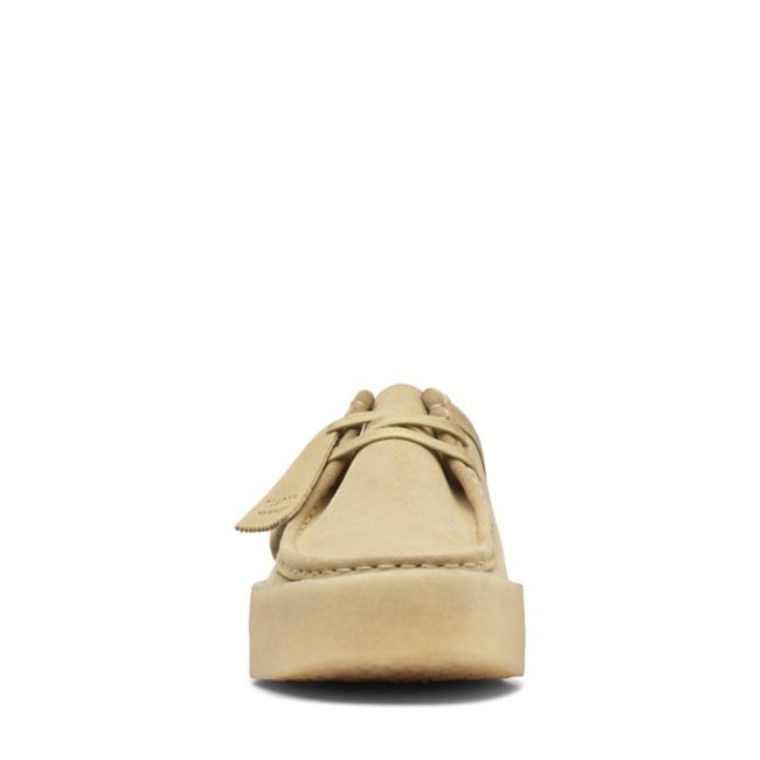 Copa Wallabee Con Forro De Ante De Arce Cálido Clarks Con Forro De Ante De Arce Cálido