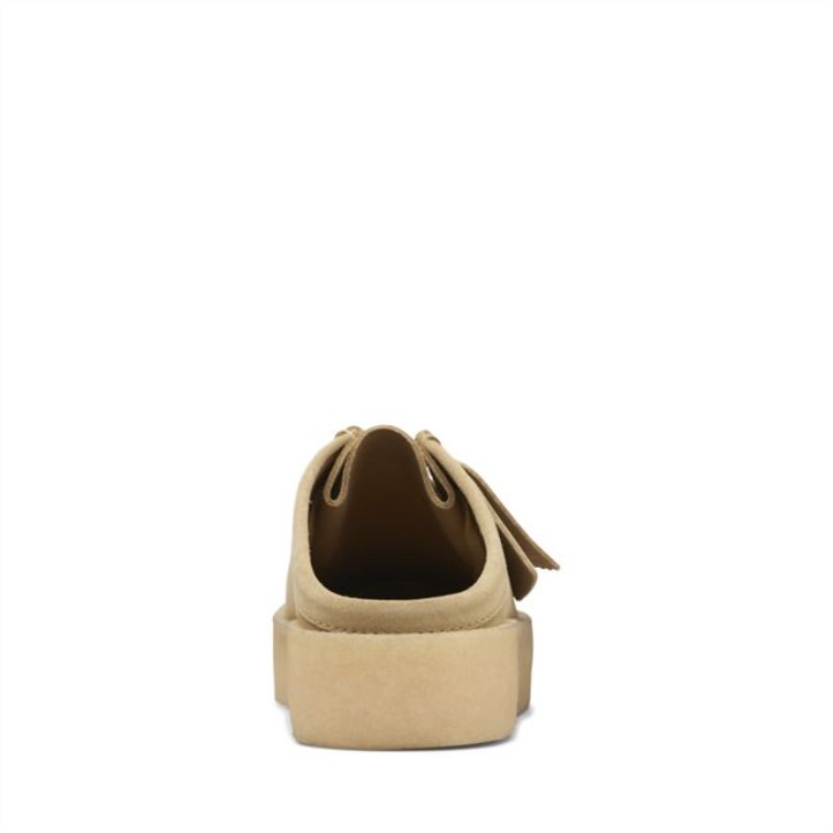 Copa Wallabee Con Forro De Ante De Arce Cálido Clarks Con Forro De Ante De Arce Cálido