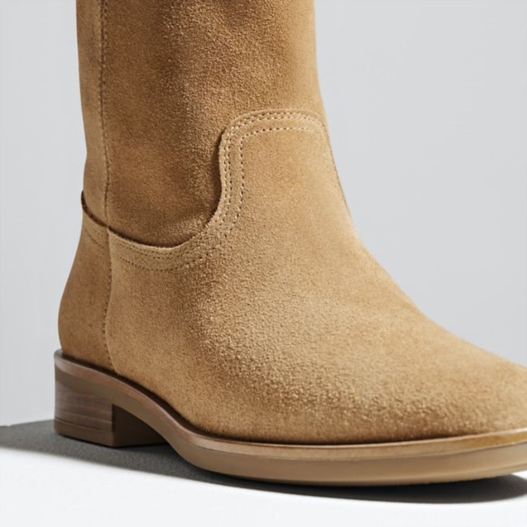 Memi Mid Tan Suede Clarks Tan Suede