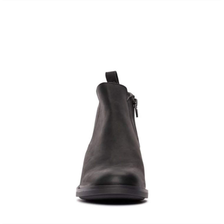 Memi Zip Impermeable Cuero Negro Clarks Cuero Negro