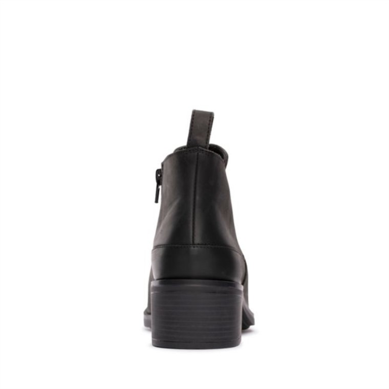 Memi Zip Impermeable Cuero Negro Clarks Cuero Negro