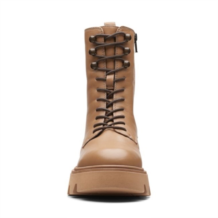 Motivo 20 Encaje Cuero Marrón Claro Cuero Marrón Claro Clarks