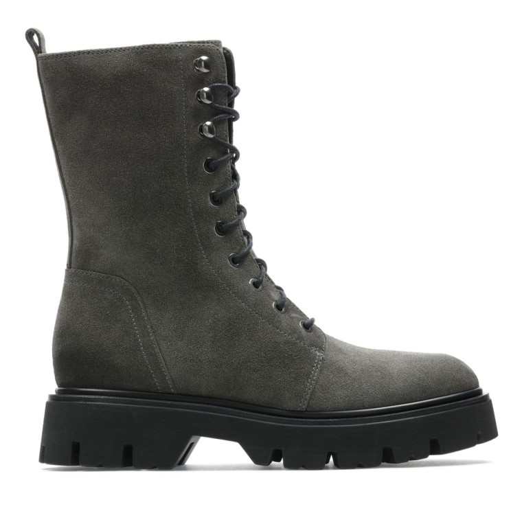 Motivo Encaje Ante Gris Oscuro Clarks Ante Gris Oscuro