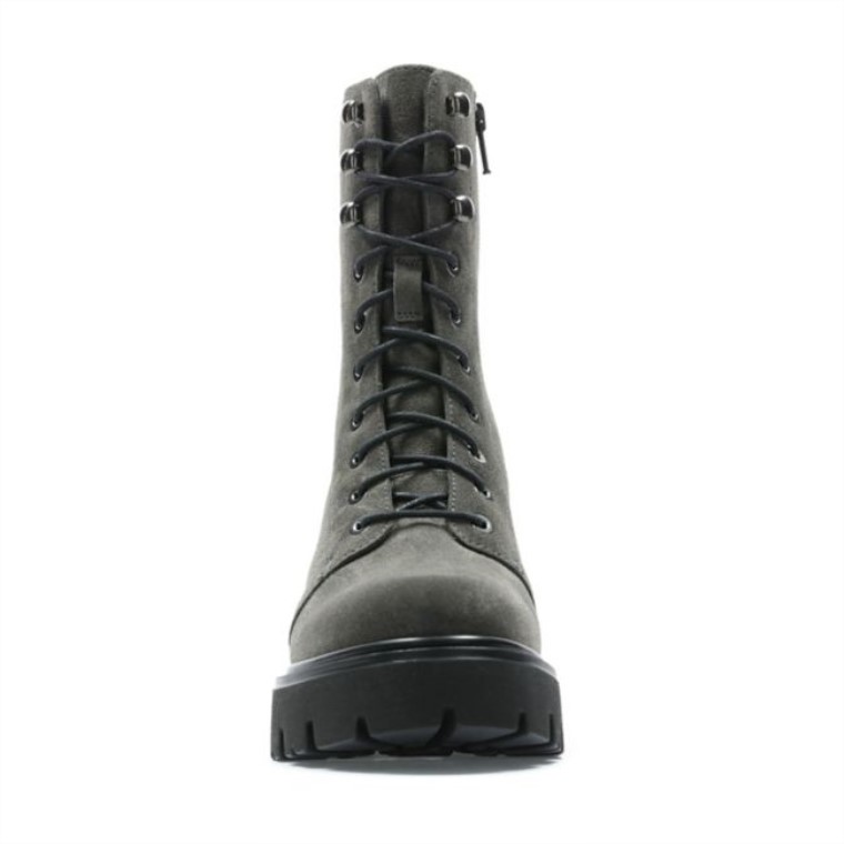 Motivo Encaje Ante Gris Oscuro Clarks Ante Gris Oscuro