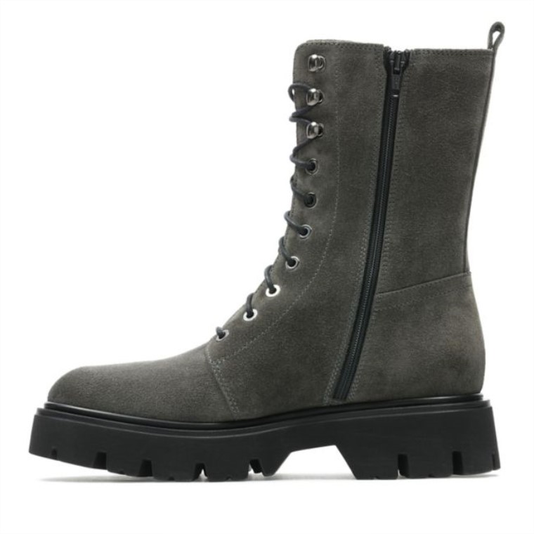 Motivo Encaje Ante Gris Oscuro Clarks Ante Gris Oscuro