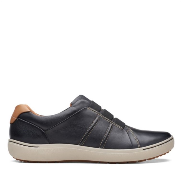 Nalle Facilidad Cuero Negro Clarks Cuero Negro