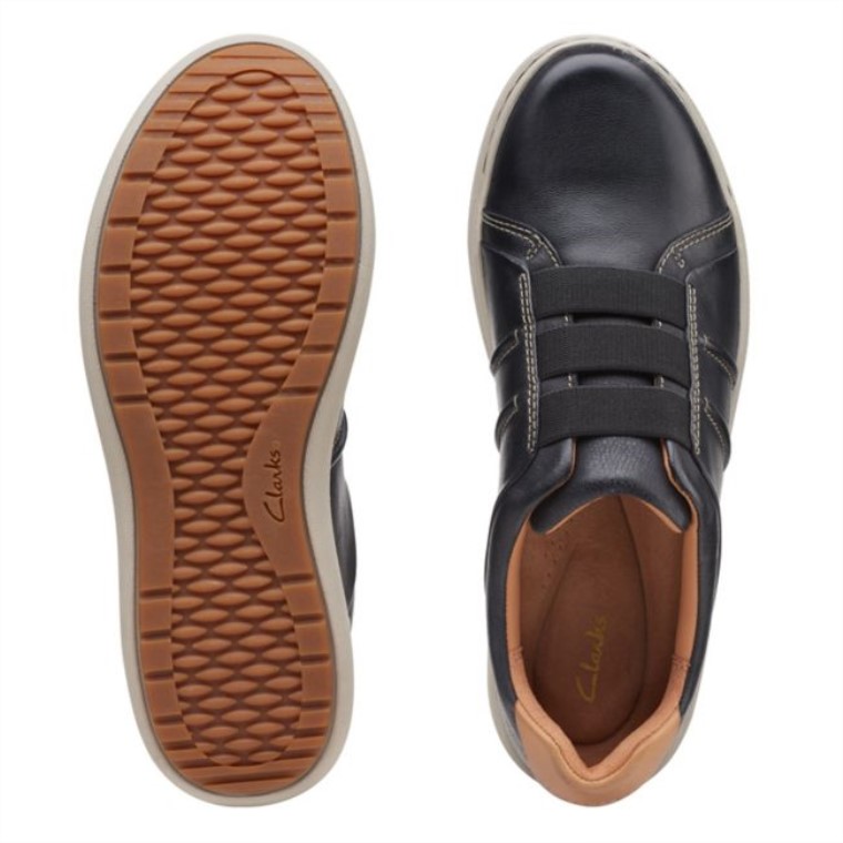 Nalle Facilidad Cuero Negro Clarks Cuero Negro