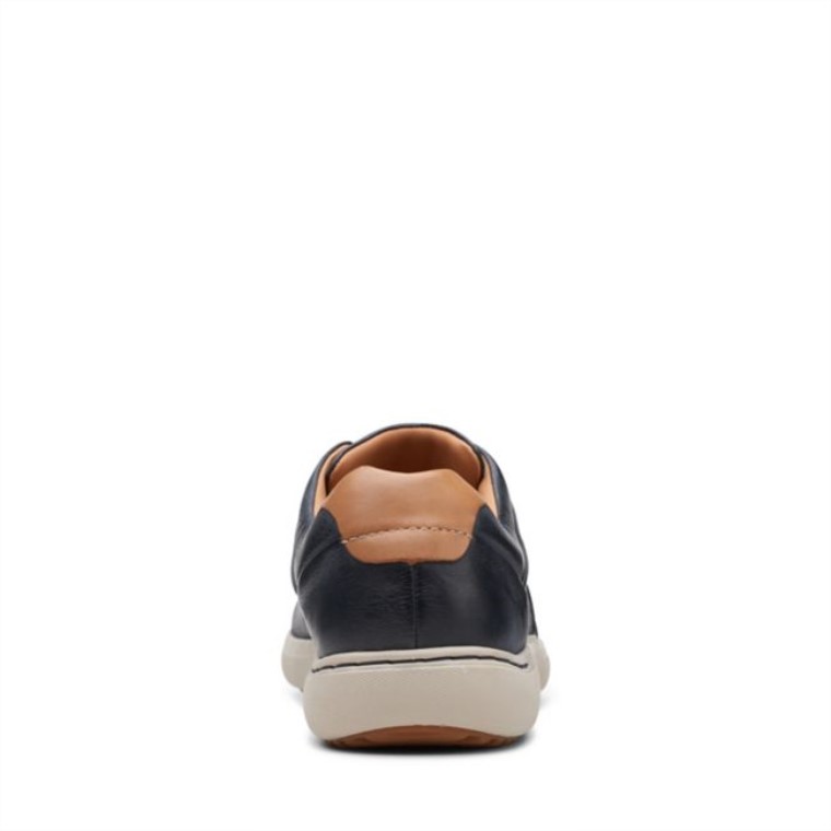 Nalle Facilidad Cuero Azul Marino Cuero Azul Marino Clarks